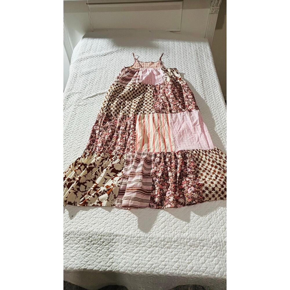 Adorable Universal Thread- Boho/ Cottagecore with Patchwork Design Maxi Dress/ M - Picture 8 of 8